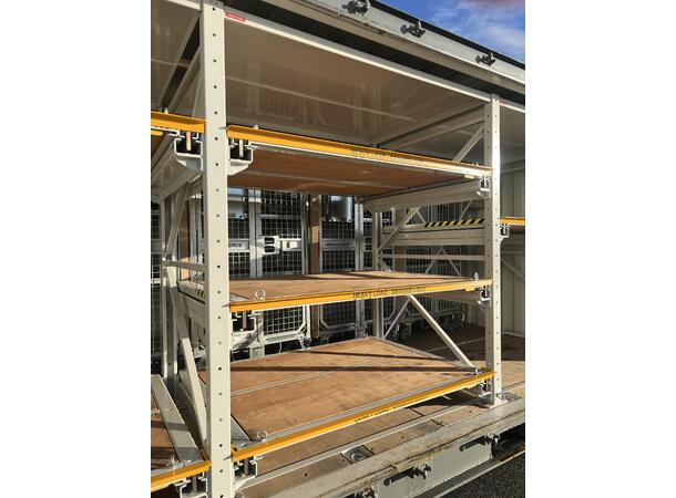 CONTAINER HEAVY LOAD 20´RIGHTSIDE ACCESS Racking+ locker, Low Cube, FTC 
