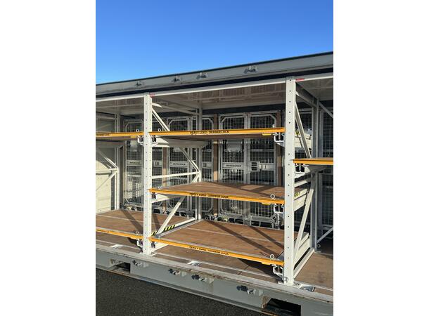 CONTAINER HEAVY LOAD 20´RIGHTSIDE ACCESS Racking+ locker, Low Cube, FTC 