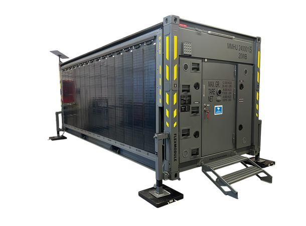 FLEXMODULE 4-1 20F 3-WAYS EXPANDABLE RAL 70121, Deployment 