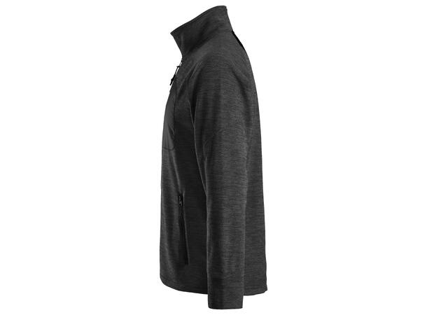 FLEECEJAKKE 8042 SORT/SORT STR: XL Snickers 