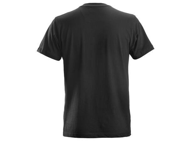 T-SKJORTE 2502 SORT STR: XL Snickers 