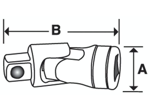 UNIVERSALLEDD 1/4" DR. TMU8B - Snapon 