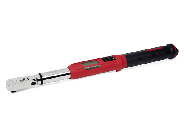 MOMENTNØKKEL 3/8" DR. 5-125 FT-LB (RØD) ATECH2F125RB TechAngle® Flex-Head Snapon 