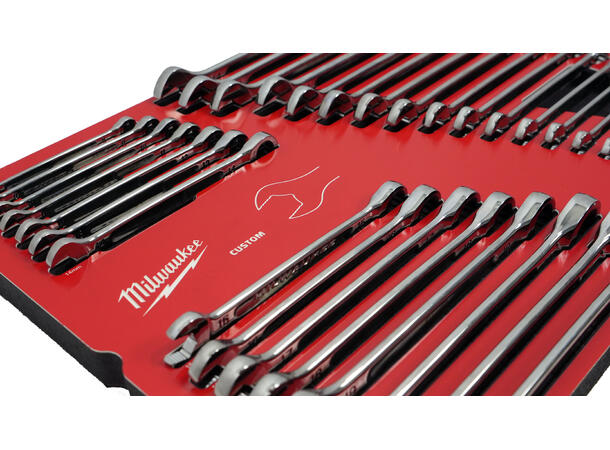 NØKKELSETT TOOLGUARD™ 34 DEL HDFI - Milwaukee Custom 