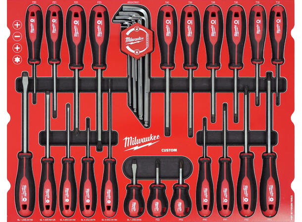 VERKTØYVOGN 208 DELER :SPESIAL EDITION:: 30" / 78 CM ToolGuard™ Milwaukee Custom 