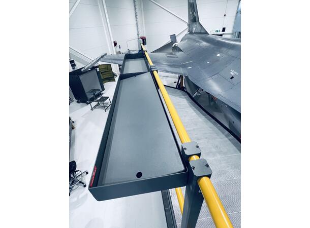 WORKTABLE FOR RAILING FUSELAGE STAND Powdercoated, Service maintenance module