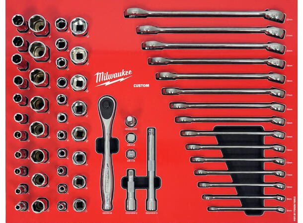 VERKTØYVOGN 77 DELER ::SPESIAL EDITION:: 30" / 78 CM ToolGuard™ Milwaukee Custom 