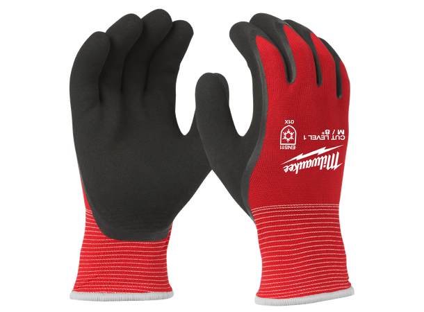 HANSKE VINTER KUTT A STR: 8/M Nitril - Milwaukee 