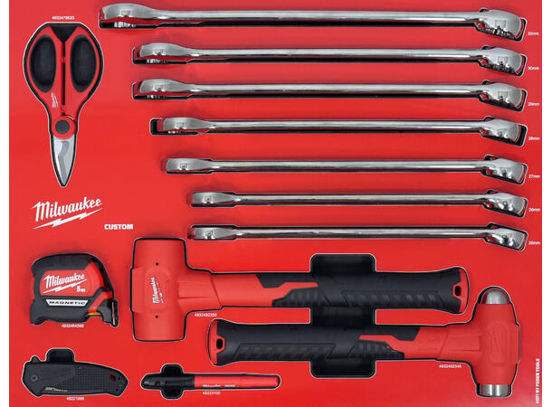 HAMMER, MÅLE & NØKLER TOOLGUARD™ 13DEL HDFI - Milwaukee Custom 