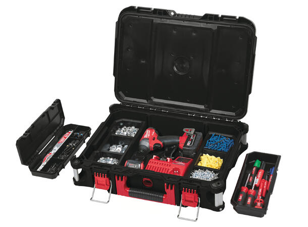 KOFFERT 3 PACKOUT™ Milwaukee tilbehør 