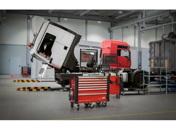 VERKTØYVOGN M5 RØD JET 7 SKUFFER JET.8M5A - Facom 