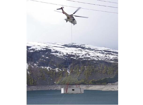 SOVEMODUL + GANG 431 HELIKOPTER LØFT L4353xB2460mm, 2 stk soverom + gang 