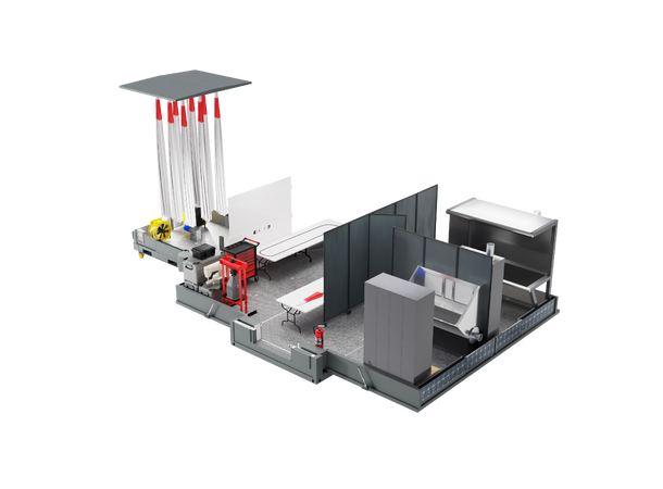 DRAG CHUTE CUBE MOBILE DRYING TOWER For F-35 Drag Chutes x 6 ea. 