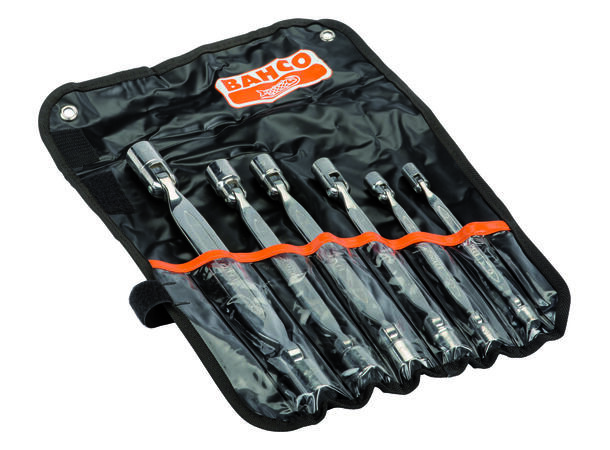 LEDDNØKKELSETT 8-19MM 6 DELER Bahco 