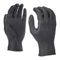 NITRIL ENGANGSHANSKER SORT STR: 9/L 50 stk strukturert - Milwaukee