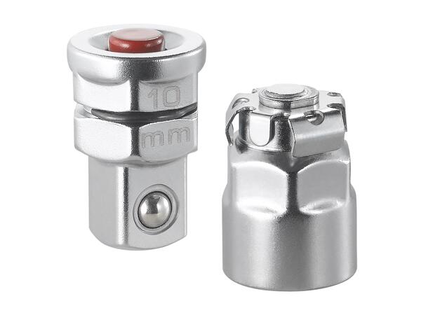 OVERGANGER FOR SKRALLENØKLER 2 DELER 10mm-bits + 10mm-1/4" dr. - Facom 