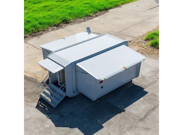 MOBILE FLEXMODULE TRAILER EXT. DEFENCE 3 in 1 solution, 3500 kg, 28m2 