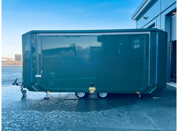 MOBILE FLEXMODULE TRAILER EXT. DEFENCE 3 in 1 solution, 3500 kg, 28m2 