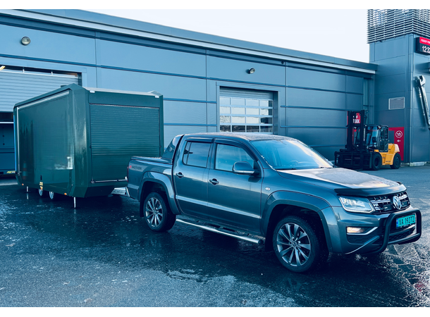 MOBILE FLEXMODULE TRAILER EXT. DEFENCE 3 in 1 solution, 3500 kg, 28m2 