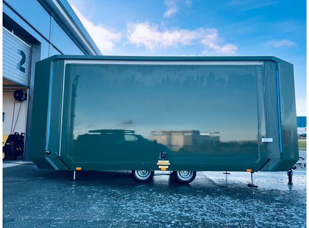 MOBILE FLEXMODULE TRAILER EXT. DEFENCE 3 in 1 solution, 3500 kg, 28m2 