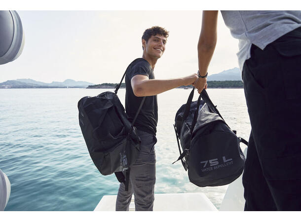 DUFFEL BAG 2-IN1 75L SORT Clique 