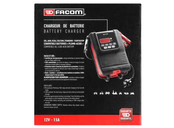 LADER BATTERI 12V 15A Facom 