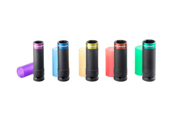 KRAFTPIPESETT HJUL 1/2" 5STK - METRISK NSI.5LPB 