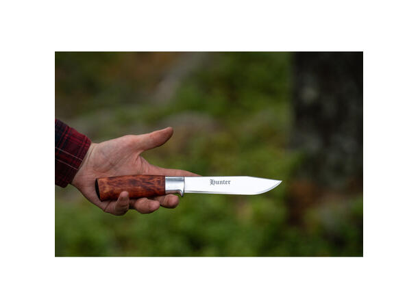 JAKTKNIV HUNTER BRUSLETTO med mulighet for gravering 