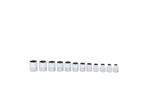 PIPESETT 3/8" DR. 8-19MM SEKSKANT 212FSMY - 12 Deler - Snapon 