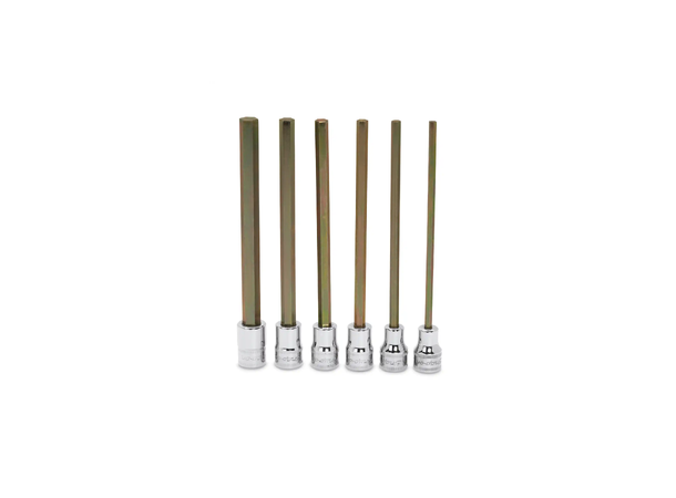 PIPESETT INNV 6KANT 3/8" DR LANG METRISK 206EFAML - 6 Deler - Snapon 
