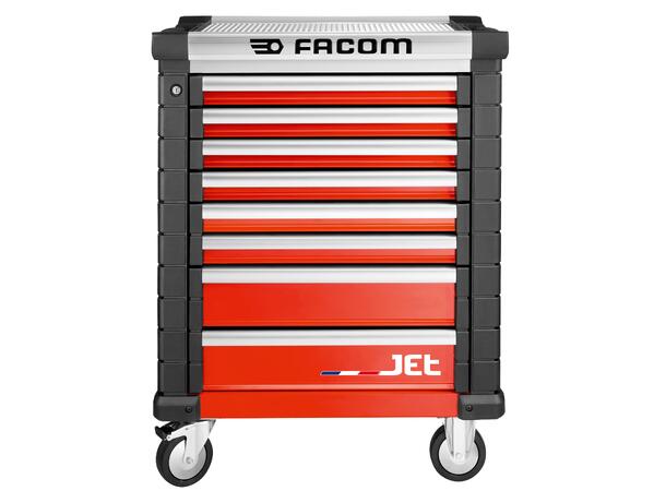 VERKTØYVOGN M3 RØD JET 8 SKUFFER JET.8M3A - Facom 