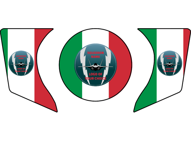 ENGINE AIR INTAKE /EXHAUST PLUG F-35 KIT 3 pcs set, Custom, F-35 Italy, FTC 