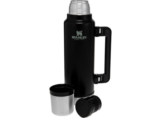 TERMOS 1,4L CLASSIC MATT SORT Med mulighet for gravering - Stanley PMI 