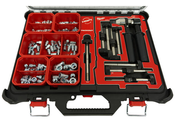 BLINDMUTTERSKRALLE  M5-M12 I  PACKOUT™ RIV906 - TILBEHØRSKOFFERT SLIM - FTC 