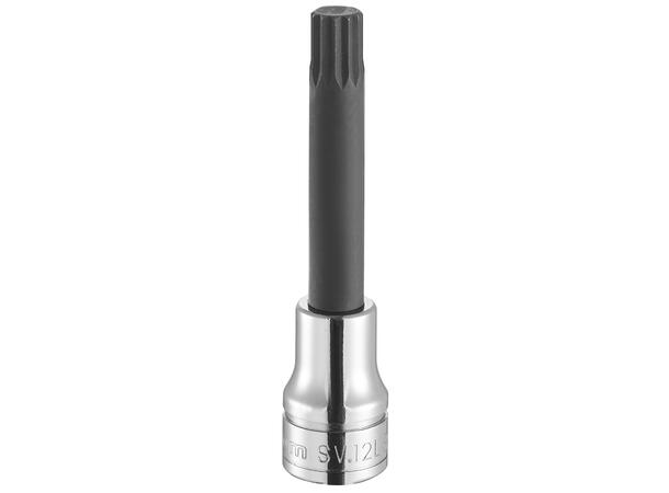 PIPE 1/2" DR. SPLINE M8 XZN LANG SV.8LB 100mm lengde - Facom 