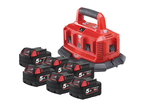 BATTERISETT M18 NRG-506C Milwaukee 