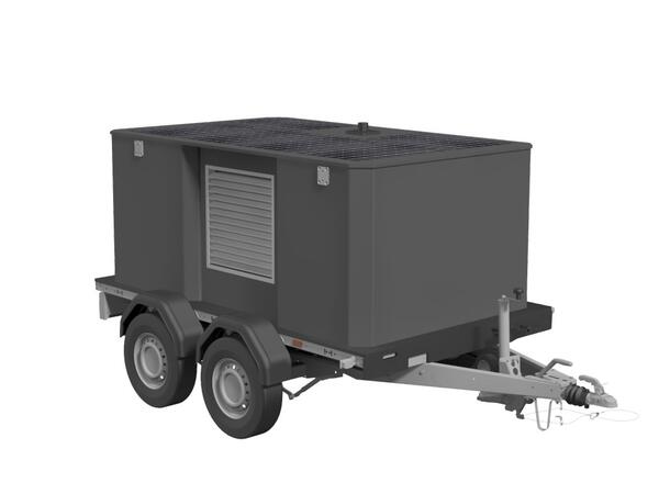 MOBILE POWER UNIT 2000 TRAILER Hybrid Generator, UPS, Green Energy 