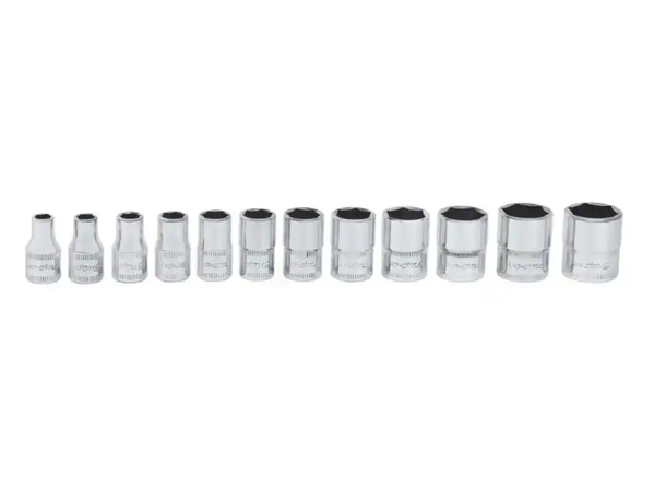 PIPESETT SHALLOW 1/4" DR. 6KANT METRISK 112TMMY - 12 Deler - Snapon 