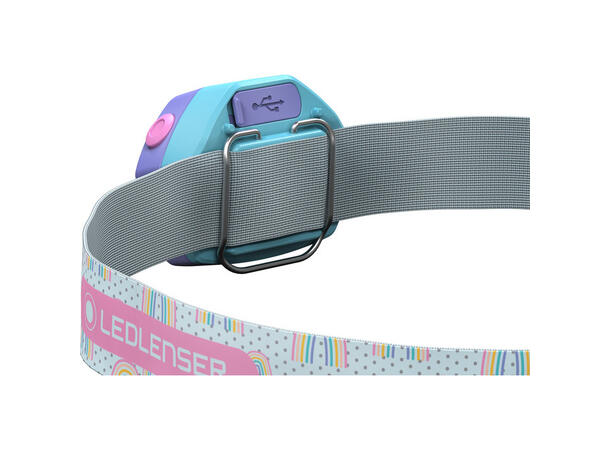 HODELYKT KIDLED 4R 40LM PURPLE ES Barnelykt-Oppladbar  Ledlenser 