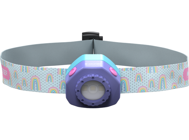HODELYKT KIDLED 4R 40LM PURPLE ES Barnelykt-Oppladbar  Ledlenser 
