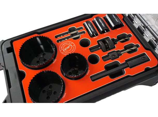 HULLSAGSETT HSS 20-140MM I PACKOUT™ 16 deler i koffert, Transp. FTC 