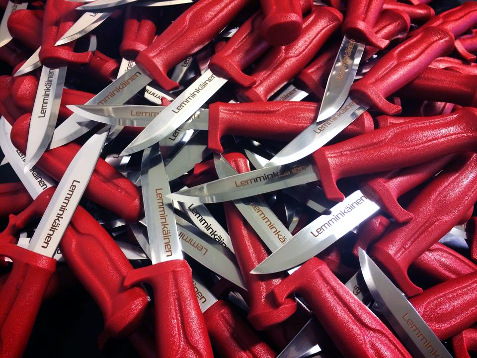 Lasermerking på knivblad