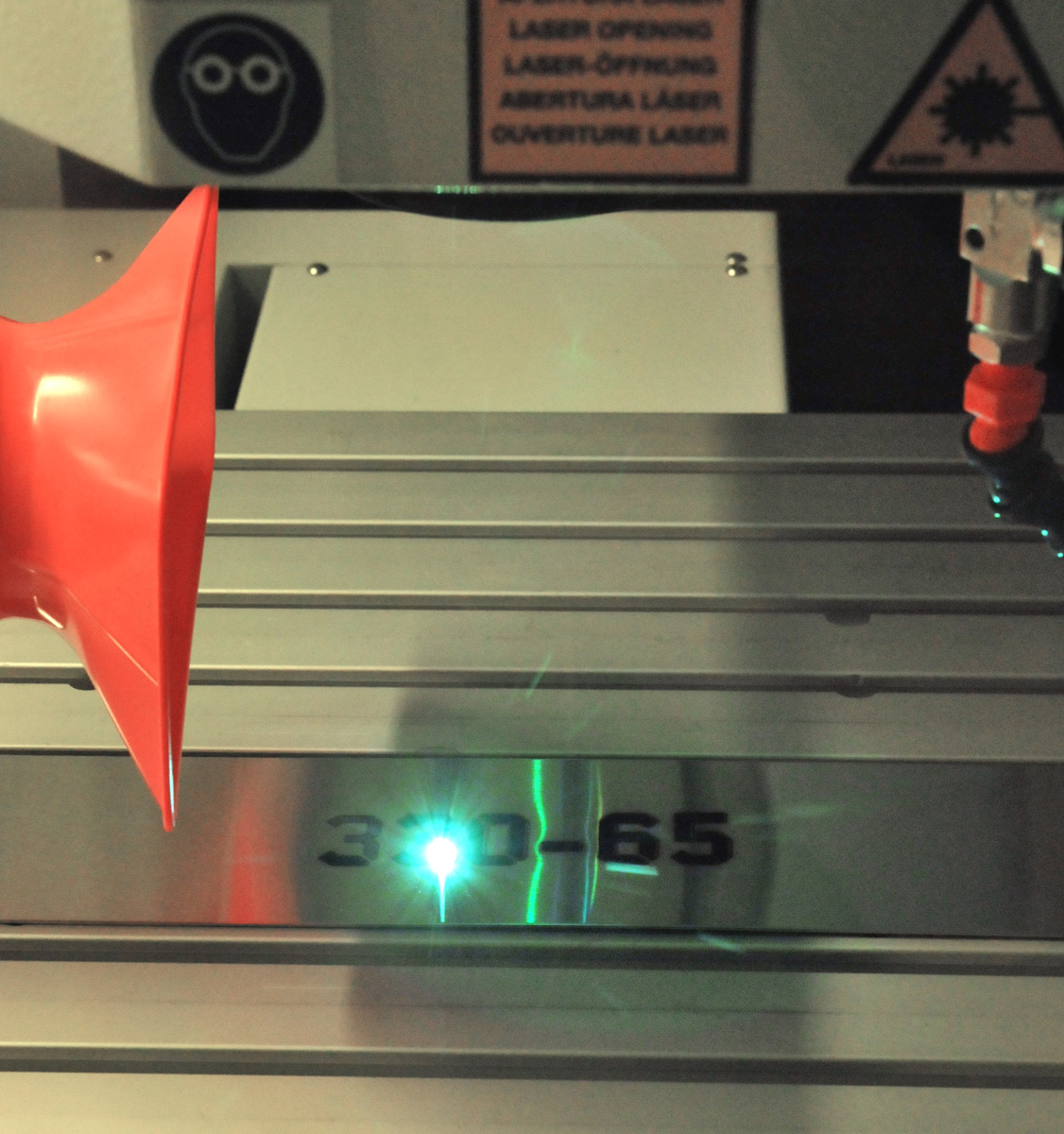 Lasermerking i produksjon