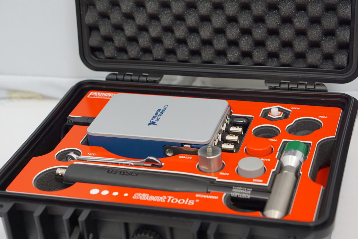 Nærbilde av måleinstrumenter i HDFI-innlegg