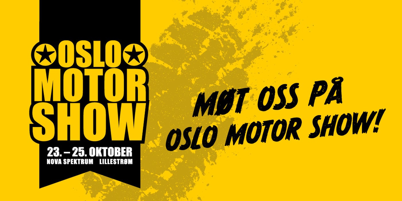 Oslo Motor Show 2026, 23.–25. oktober på NOVA Spektrum i Lillestrøm